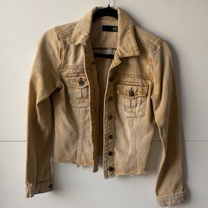 Kut from the Kloth Tan Jean Jacket